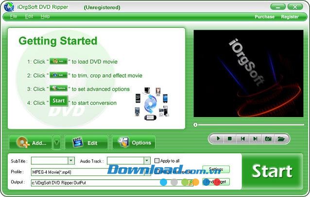 iOrgSoft DVD sang 3GP Converter