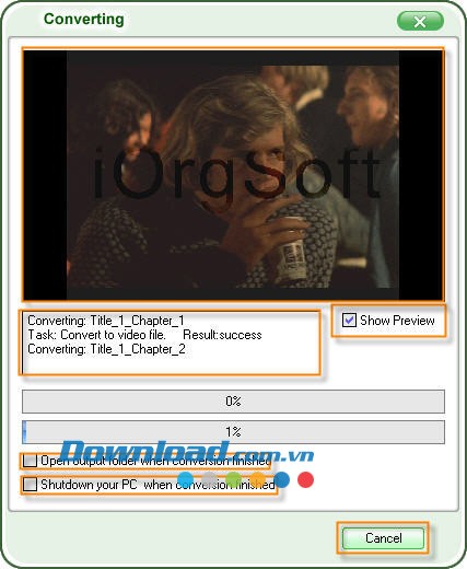 iOrgSoft DVD sang 3GP Converter