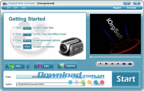 iOrgsoft MOD Converter