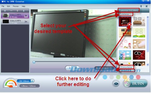 iOrgsoft MP4 to DVD Creator