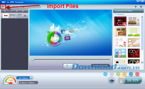 iOrgsoft WMV to DVD Creator