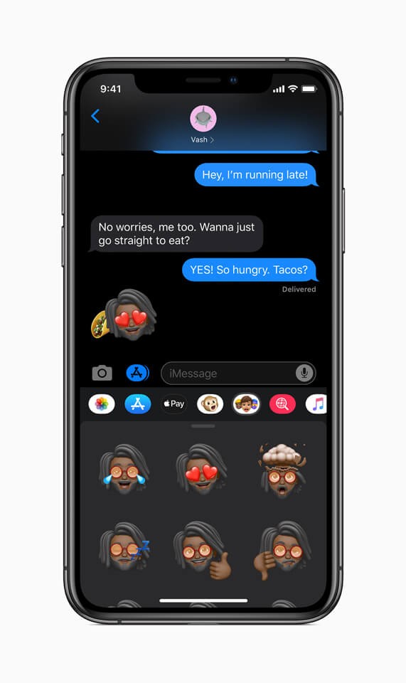 iOS 13 hỗ trợ nhiều Memoji độc đáo