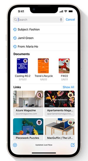 Nâng cấp Search trong Mail