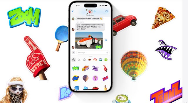 Truy cập tất cả các nhãn dán trực tiếp ở một nơi