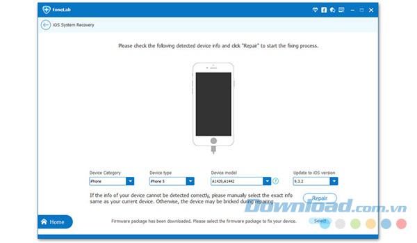 Phục hồi hệ thống iPhone dễ dàng