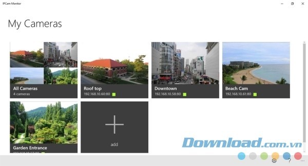 IPCam Monitor giúp người dùng theo dõi mọi hoạt động từ xa trên PC hoặc di động