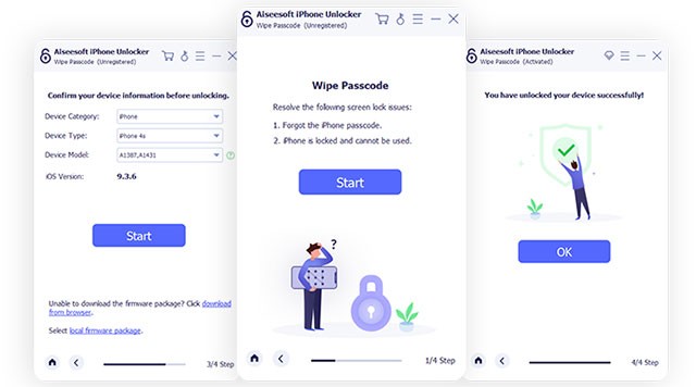 3 bước để gỡ mật khẩu iPhone với