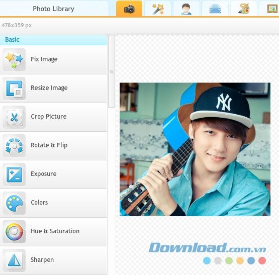 Tính năng biên tập cơ bản