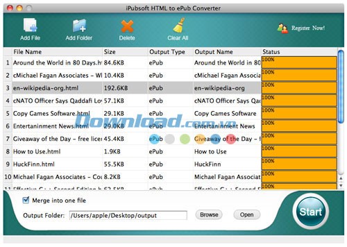 iPubsoft HTML to ePub Converter for Mac