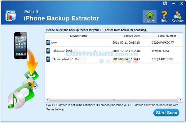 iPubsoft iPhone Backup Extractor