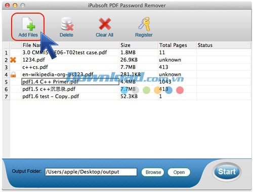 iPubsoft PDF Password Remover for Mac