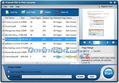 iPubsoft PDF to PNG Converter