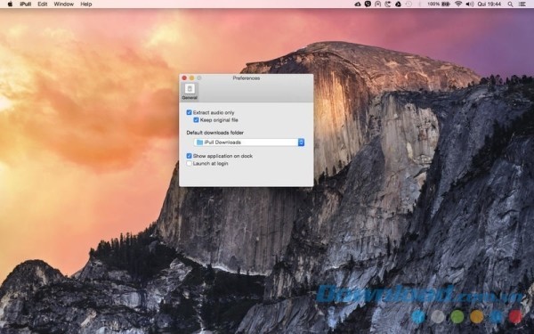 Cấu hình hoạt động iPull cho Mac