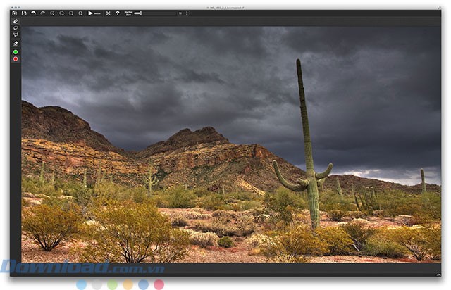 Giao diện phần mềm iResizer cho Mac