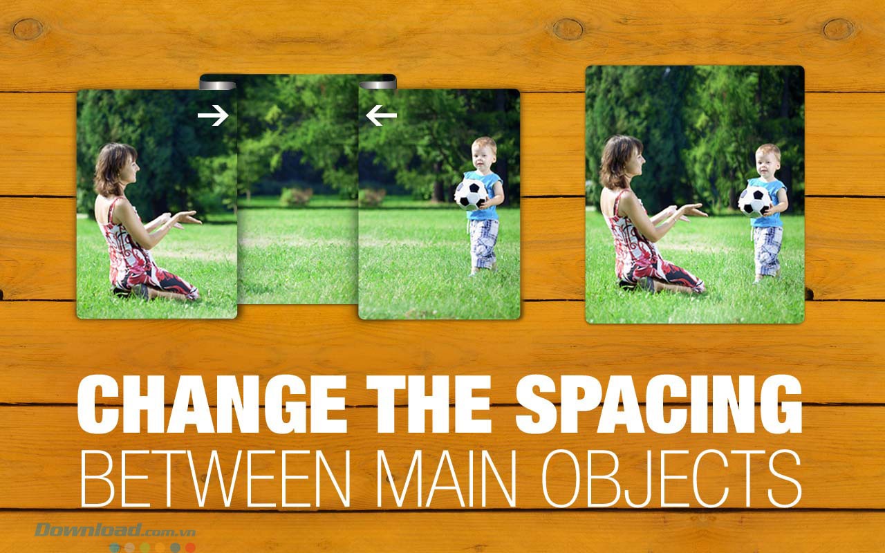 Thay đổi khoảng cách