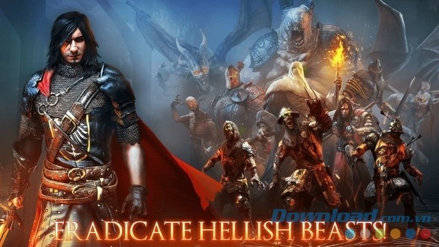 Trừ khử những quái thú gớm ghiếc trong game nhập vai miễn phí Iron Blade: Medieval Legends RPG cho máy tính