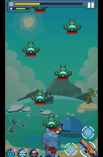 Giao diện màn đầu game Iron Cat