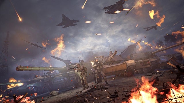 Lao mình vào chiến trường rực lửa để làm chủ mặt đất và bầu trời