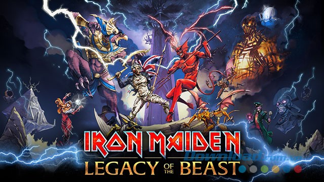 Giao diện chơi Iron Maiden: Legacy of the Beast trên Android