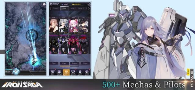 Hơn 500 người máy và hero điều khiển cho người chơi lựa chọn