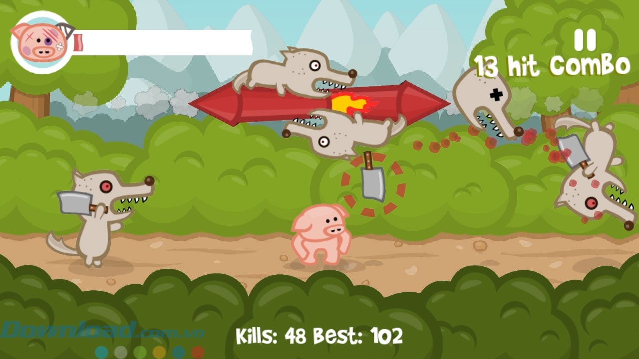 Các vũ khí trong game