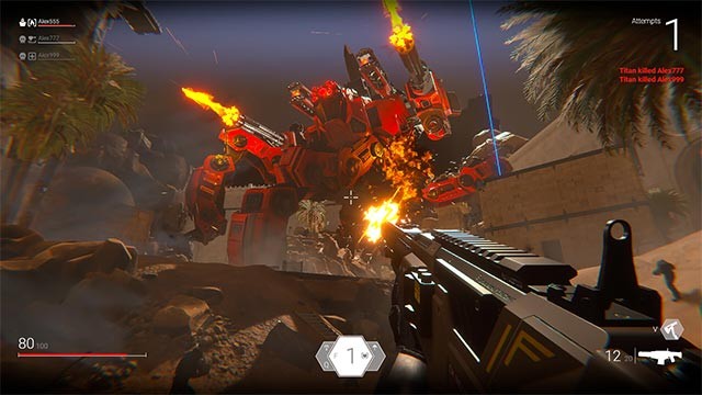 Ironsand là game FPS hợp tác tiêu diệt quái vật sa mạc và robot khổng lồ Titan