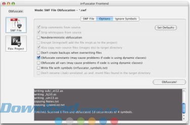 Giao diện phần mềm trên máy Mac