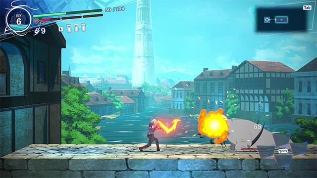 Fullland of Water and Light nổi bật với các đòn tấn công và phản công uy lực