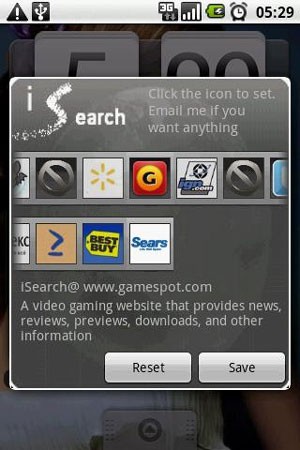 iSearch Widget Free For Android