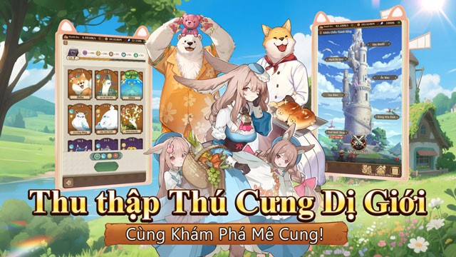 Thu thập thần thú cưng dị giới - Cùng khám phá mê cung