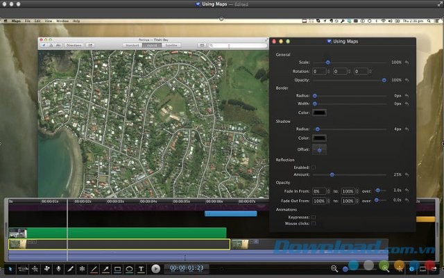 iShowU Studio cho Mac với giao diện màn hình chính