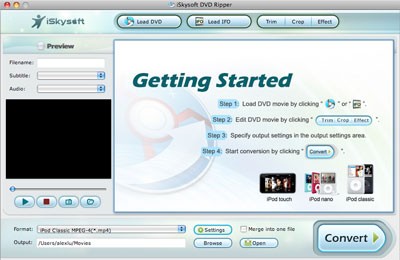 iSkysoft DVD Ripper for Mac
