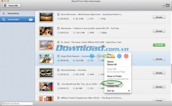 iSkysoft Free Video Downloader for Mac