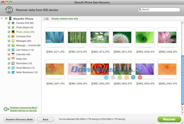 iSkysoft iPhone Data Recovery for Mac