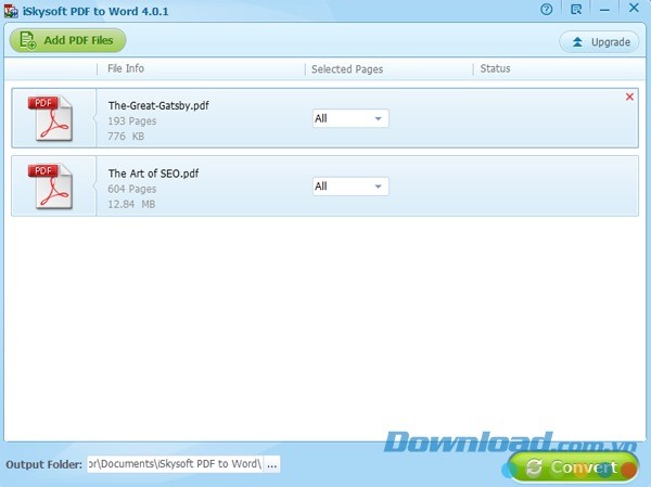 iSkysoft PDF to Word Converter