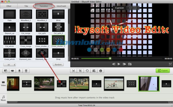 iSkysoft Video Editor for Mac
