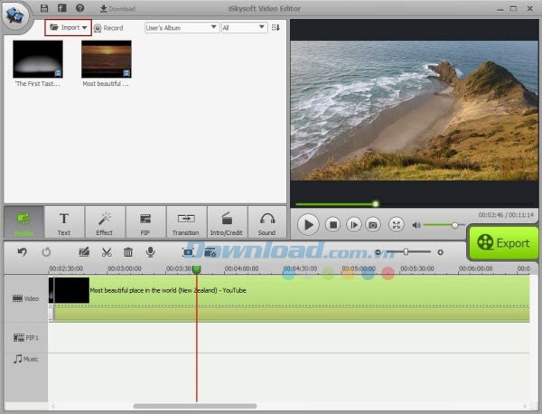 iSkysoft Video Editor