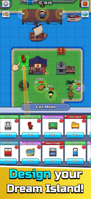 Thiết kế hòn đảo của bạn theo phong cách riêng