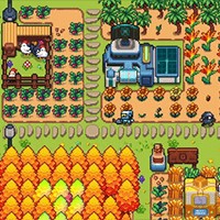 Island Robot Farm - Game Mô Phỏng Trang Trại Pixel Cute
