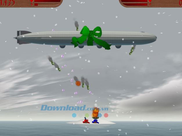 Gameplay game Island Wars 2 Christmas Edition
