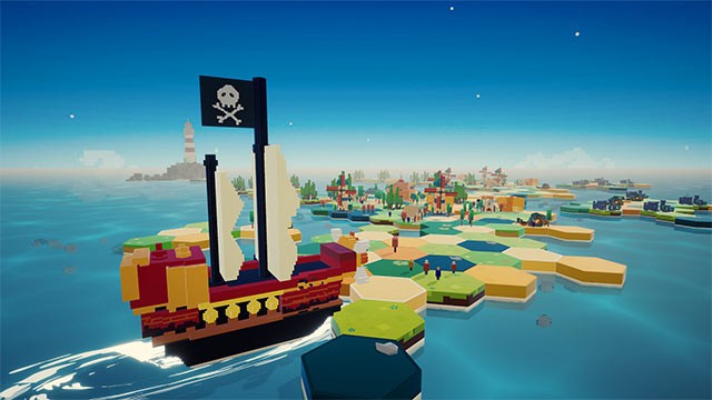 Tập hợp lực lượng để chiến đấu và bảo vệ hòn đảo khỏi cướp biển, quái vật, rồng chiến trong Island World game