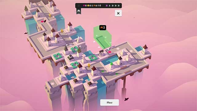 Mỗi lần chơi được tạo ngẫu nhiên với các ô, kẻ thù, phần thưởng và sự kiện khác nhau