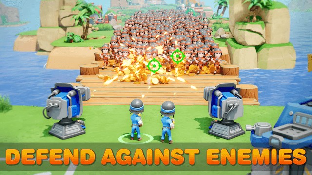 Phòng thủ, chống lại kẻ thù đông đảo