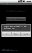 iSMS2droid - Chuyển SMS từ iPhone sang Android
