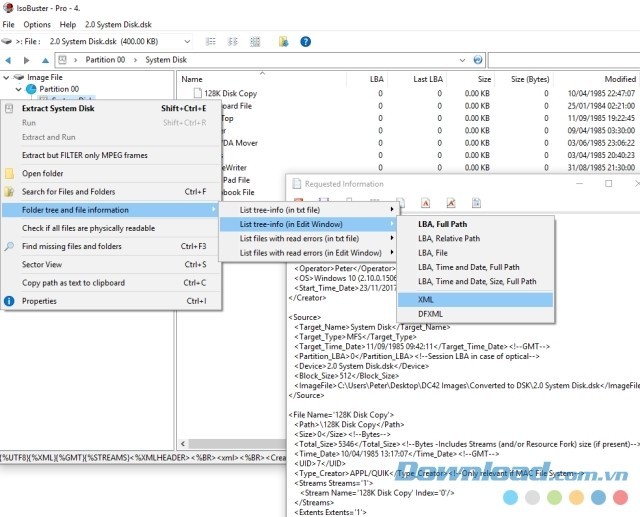IsoBuster thiết kế giao diện thoáng mắt và cực dễ điều hướng