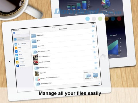 iSpreadsheet Free cho iOS