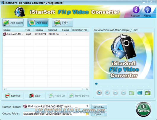 iStarSoft Flip Video Converter