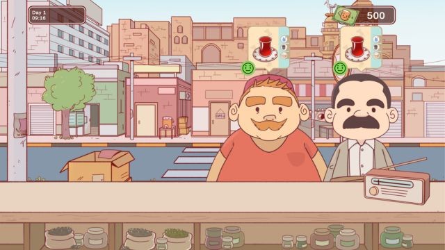 Istikan Chai là game mô phỏng tiệm trà Trung Đông với đồ họa vẽ tay tinh tế
