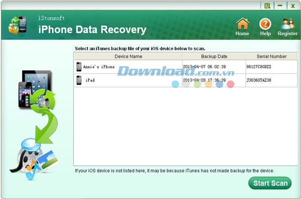 iStonsoft iPhone Data Recovery
