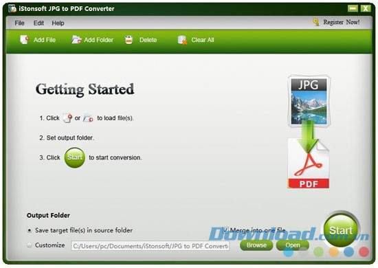 iStonsoft JPG to PDF Converter